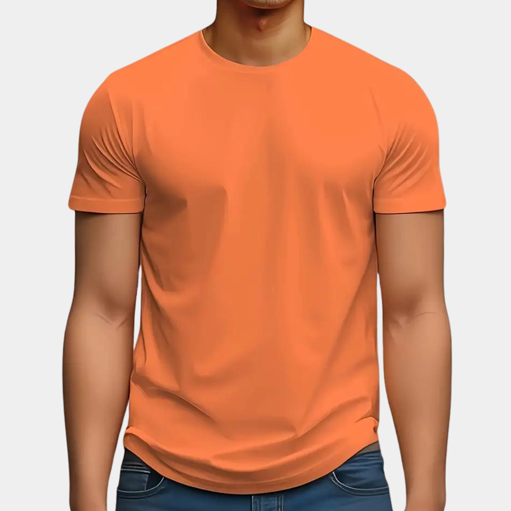 Modieus oranje t-shirt voor heren