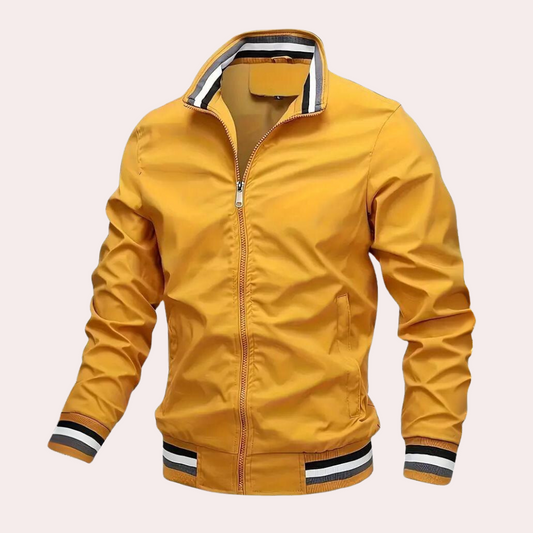 Casual orange men's jacket