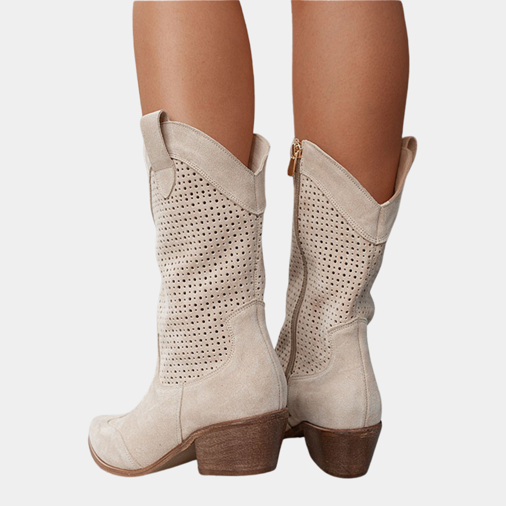 Claury - Breathable cowboy boots for women