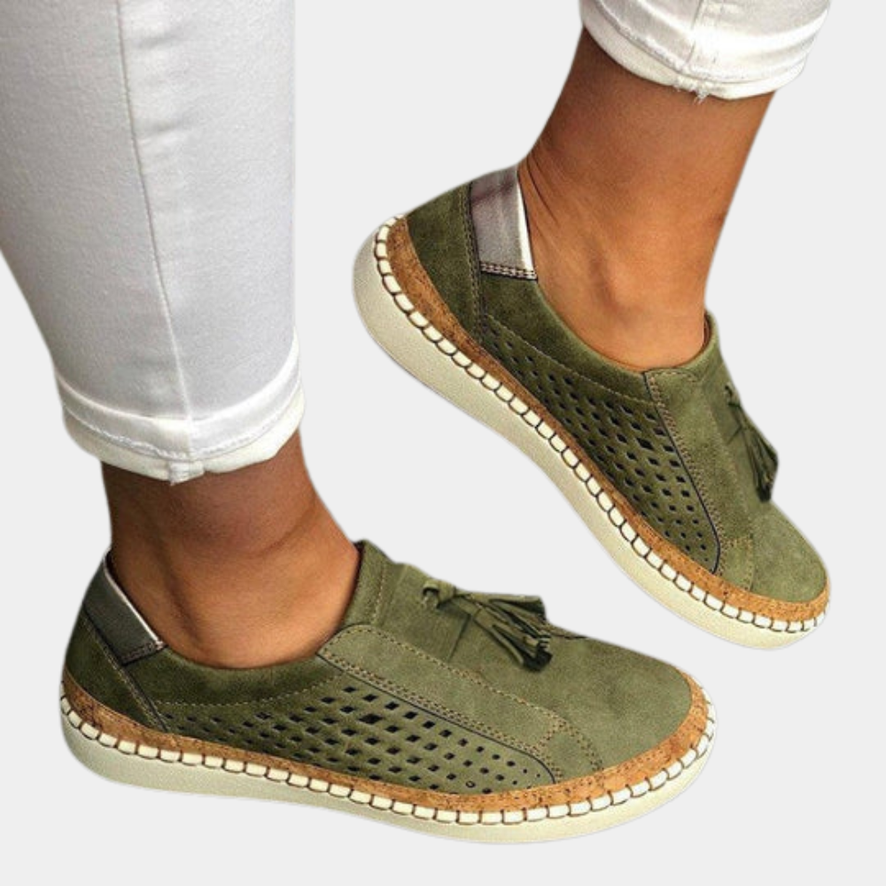 Breathable women's loafers