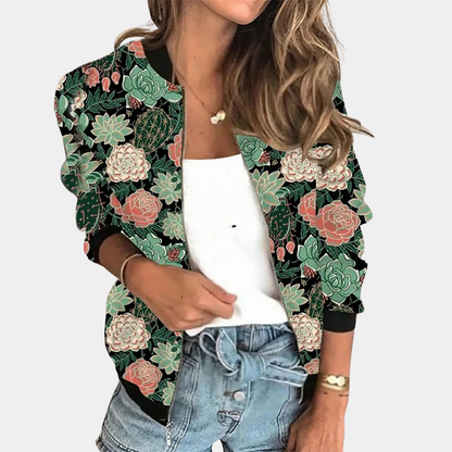 Trendy printed jacket for women