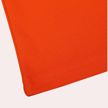 Orange crew neck t-shirt