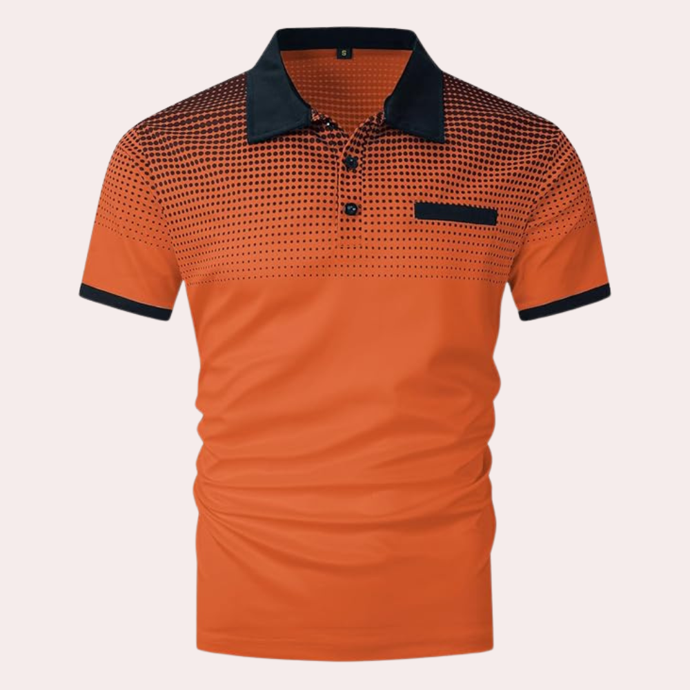 Casual orange shirt for men