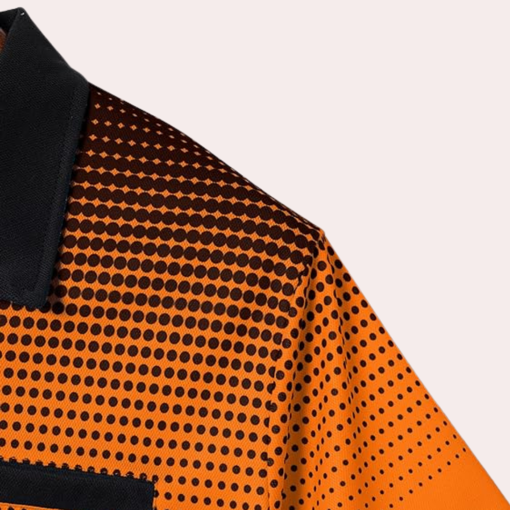 Casual orange shirt for men