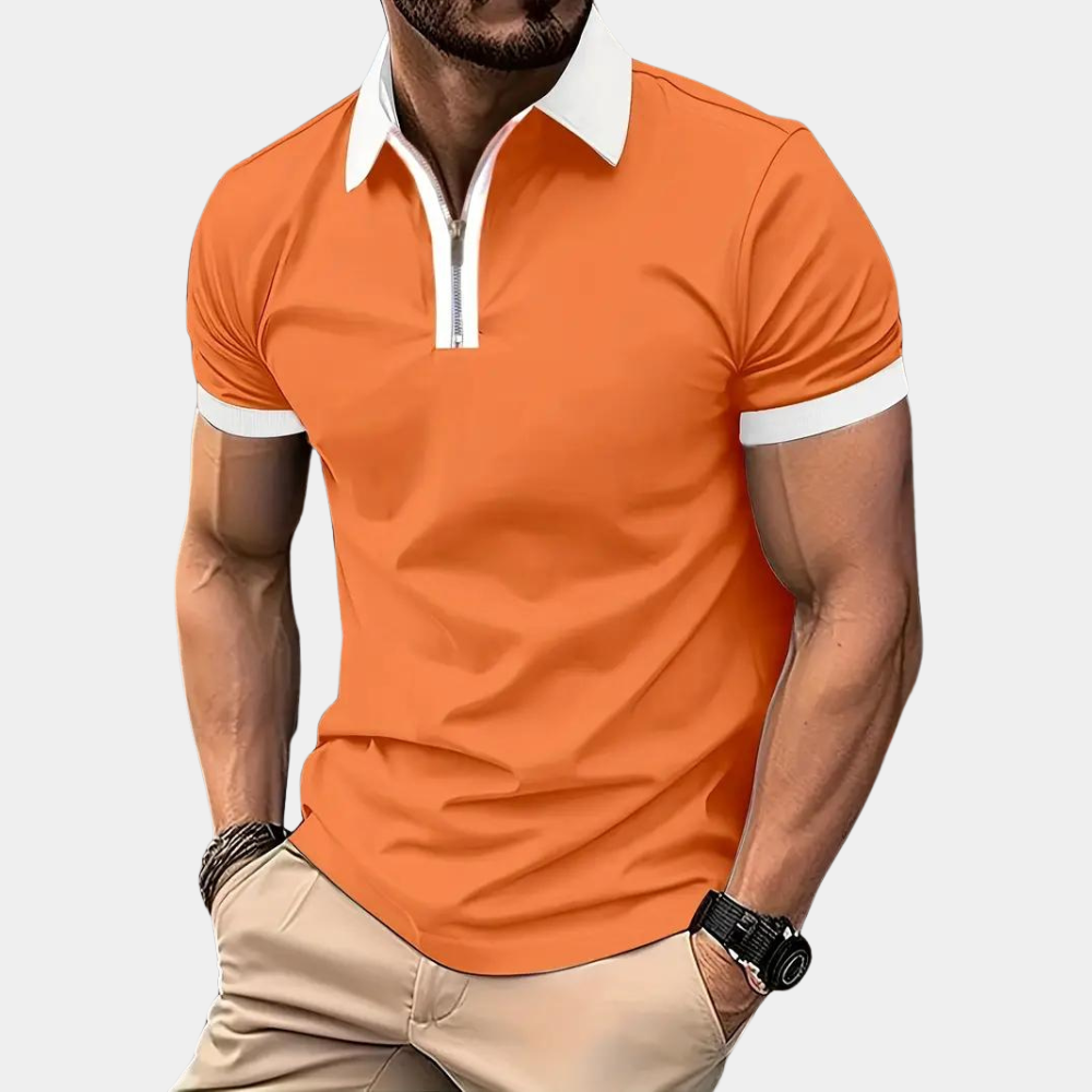 Classic orange men's t-shirt