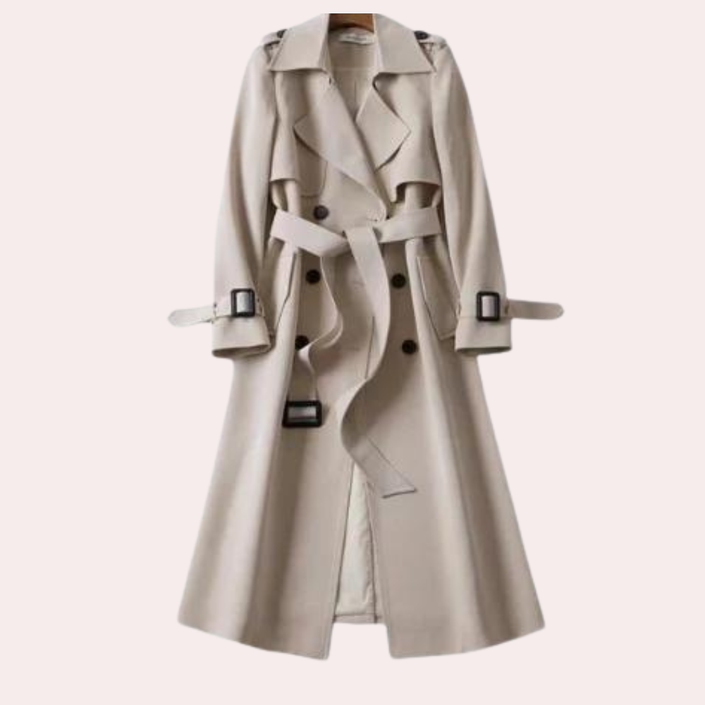 Elegant long ladies coat