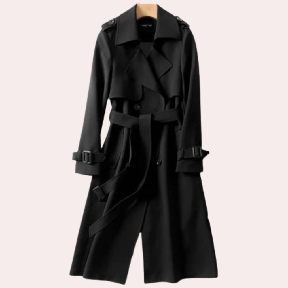 Elegant long ladies coat