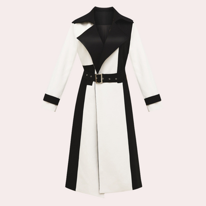 Elegant ladies trench coat with belt