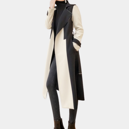 Elegante dames trenchcoat met riem