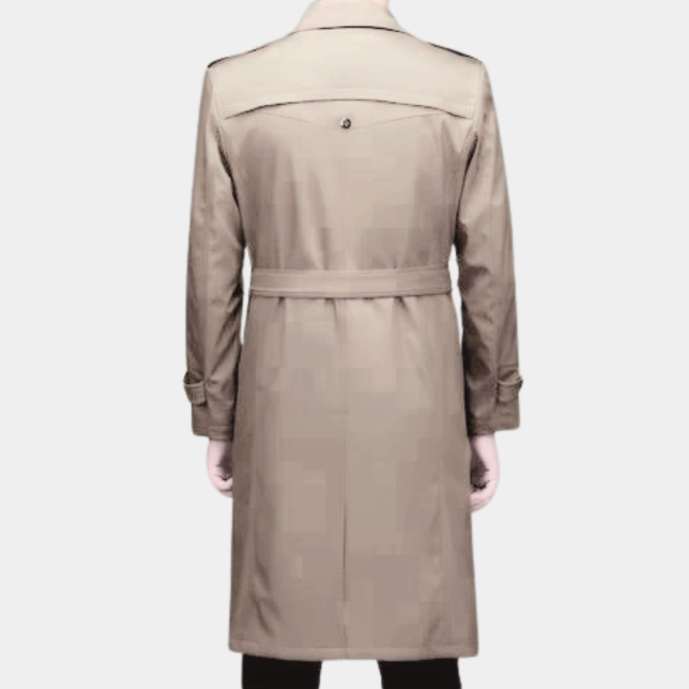 Modern trench coat for men