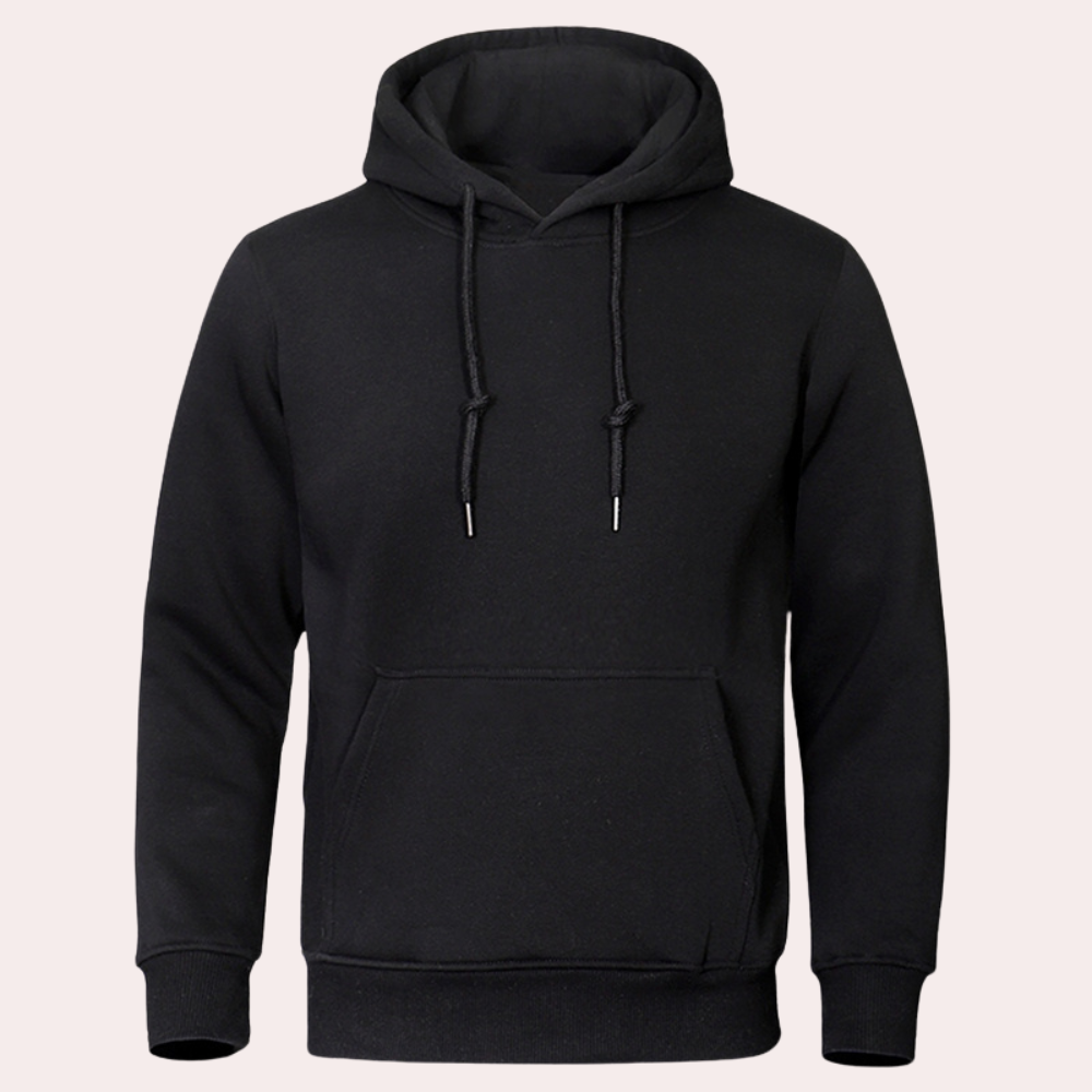 Comfortable and warm men's hoodie