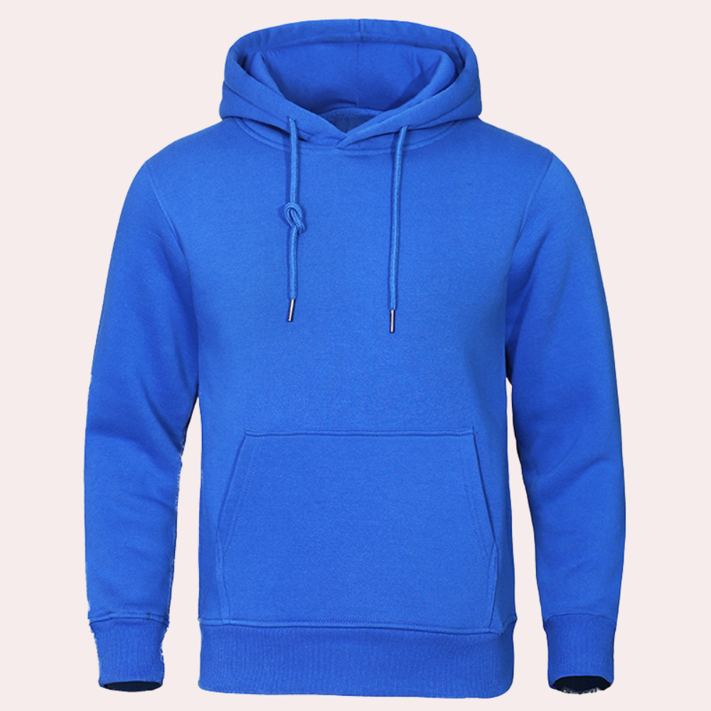 Comfortable and warm men's hoodie