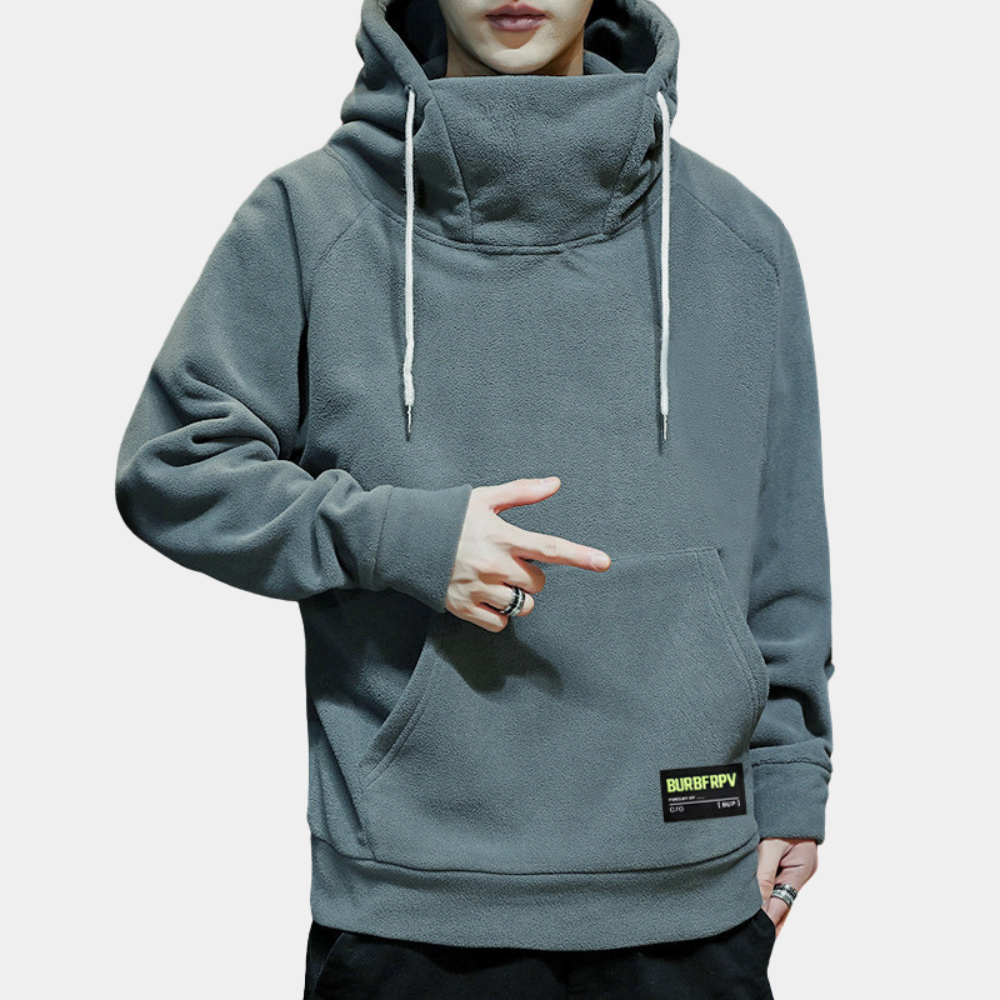 Oversized warm hoodie for men