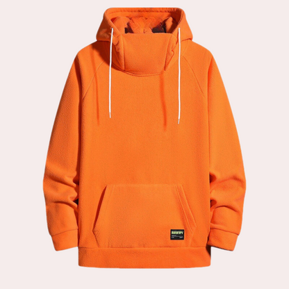 Oversized warm hoodie for men