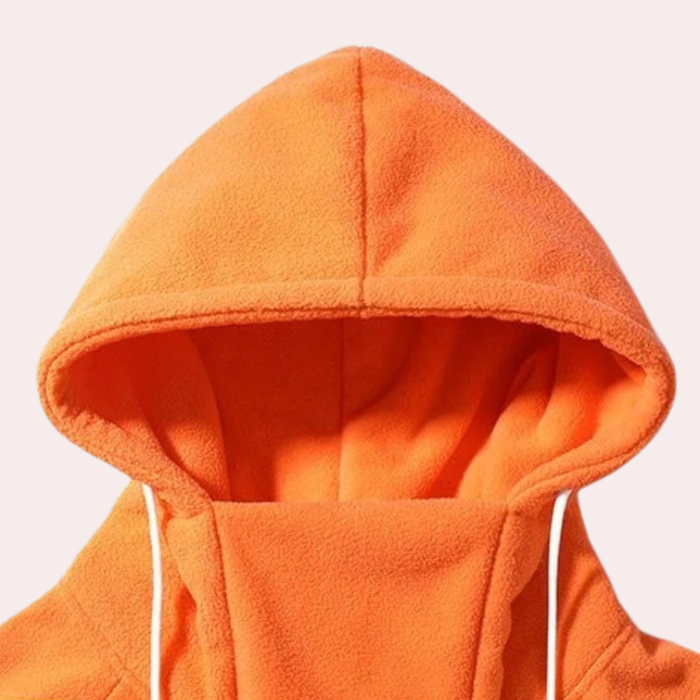 Oversized warm hoodie for men