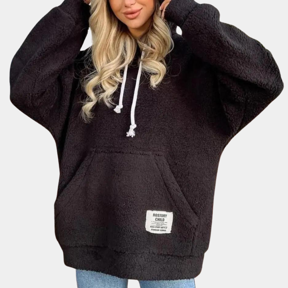 Soft and warm ladies hood