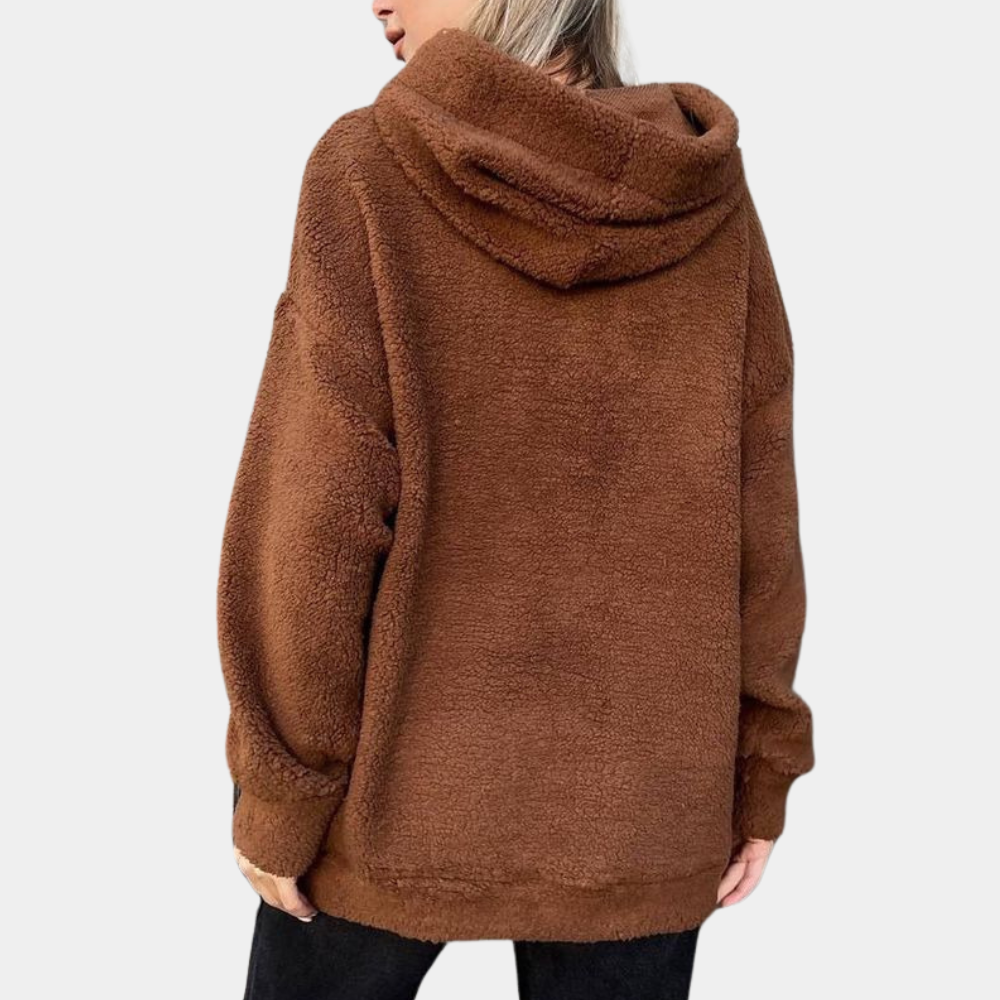 Soft and warm ladies hood