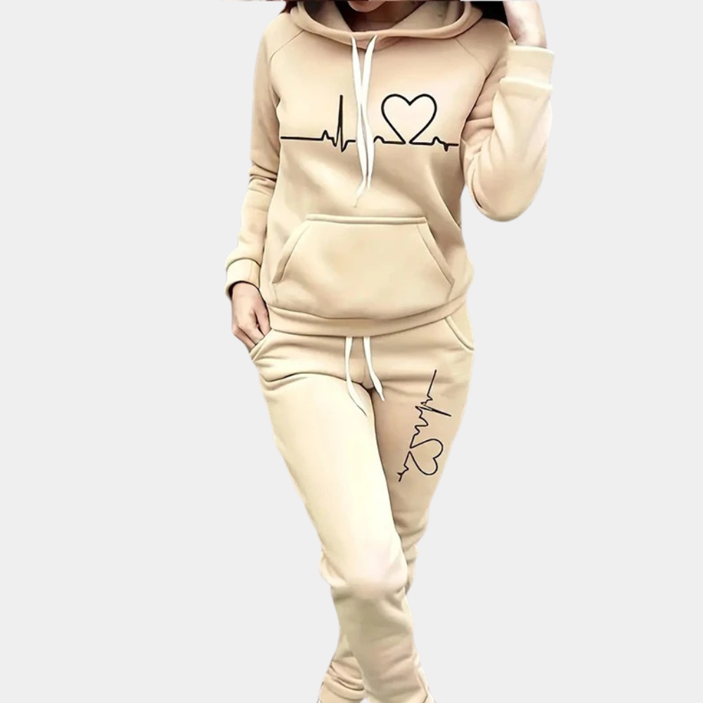 Modern and stylish ladies set with hood