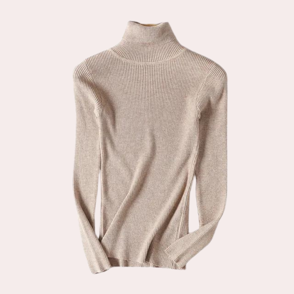 Luxurious turtleneck sweater for women