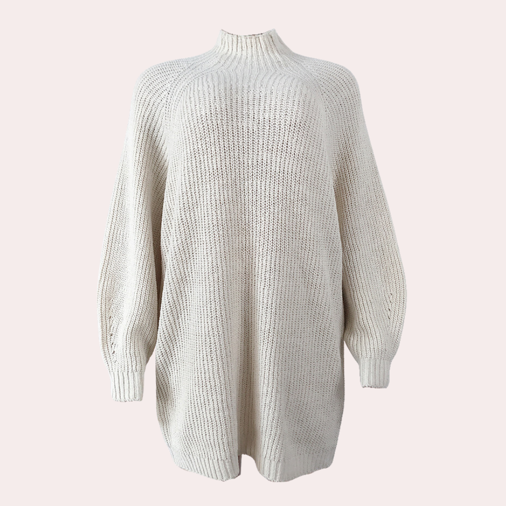 Knitted oversized sweater for women