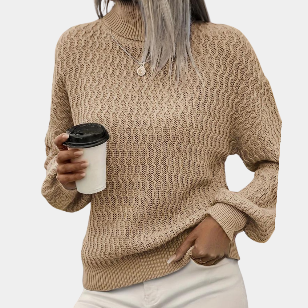 Stylish turtleneck sweater for women