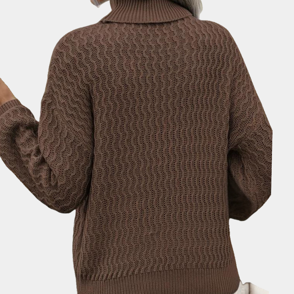 Stylish turtleneck sweater for women