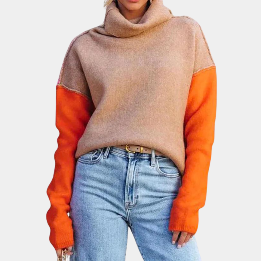 Women's Color Block Sweater