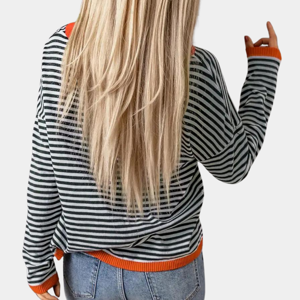 Classic striped women's sweater