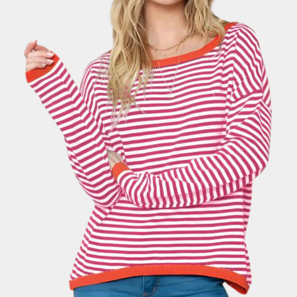 Classic striped women's sweater