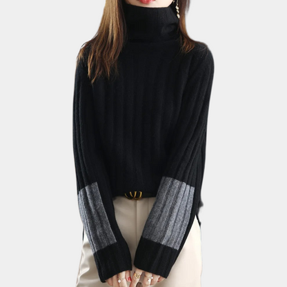 Comfortable turtleneck sweater for women