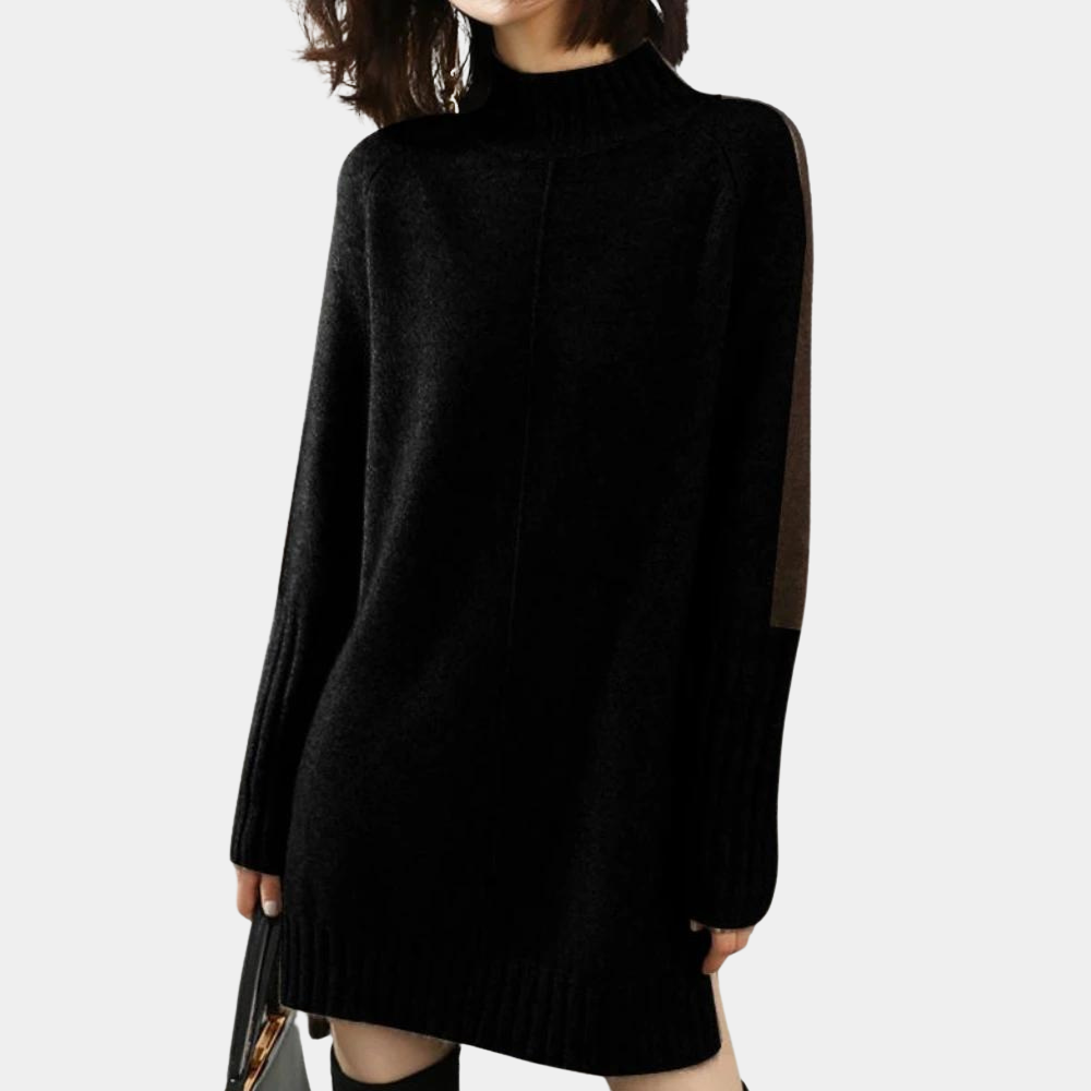 Stylish and long women's sweater