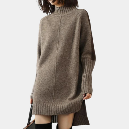 Stylish and long women's sweater