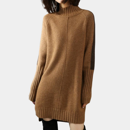 Stylish and long women's sweater