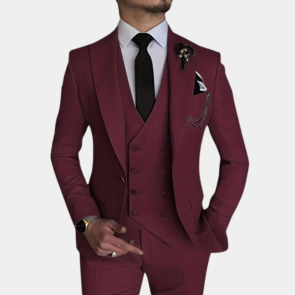 Adron - Refined 3-piece men's suit