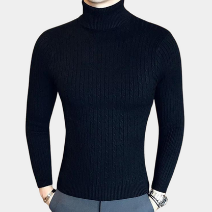 Arthur - Men's comfortable turtleneck sweater