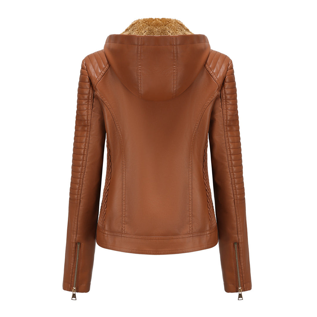 MIRJETE - Stylish leather jacket