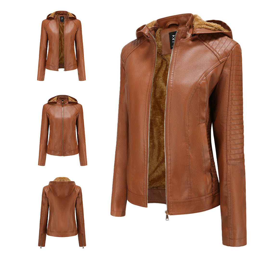 MIRJETE - Stylish leather jacket