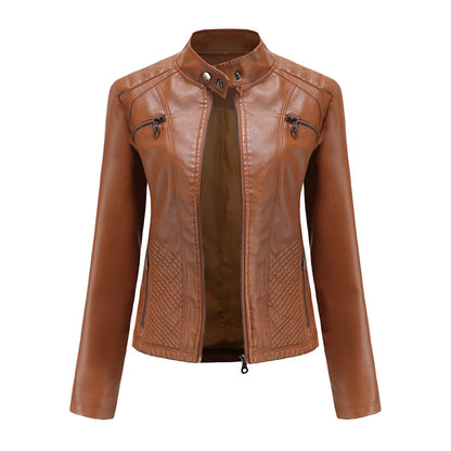 ANDRIJANA - Stylish leather jacket