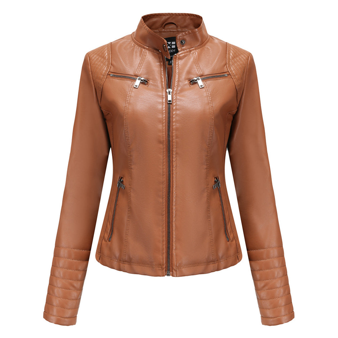 MARIJA - Stylish leather jacket