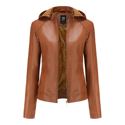 MIRJETE - Stylish leather jacket