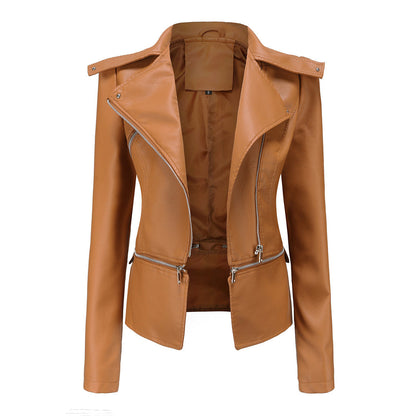 ALOJZIJA - Stylish leather jacket