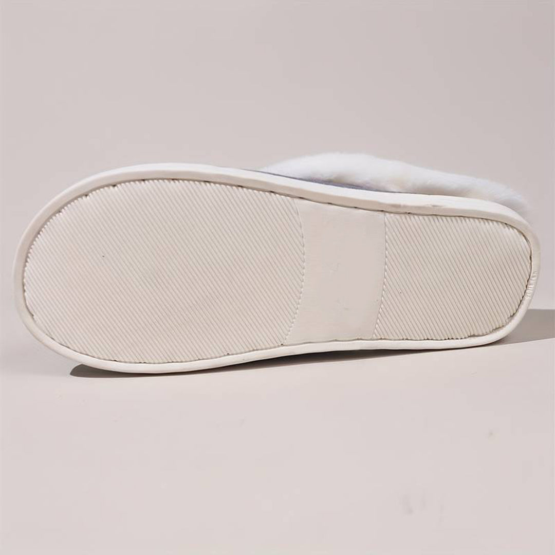 THIJS - Warm slip-on slippers for women