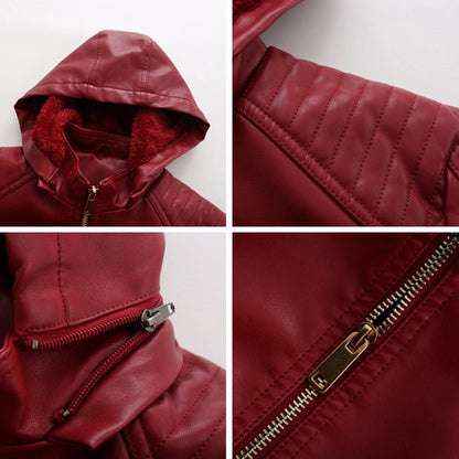 MIRJETE - Stylish leather jacket