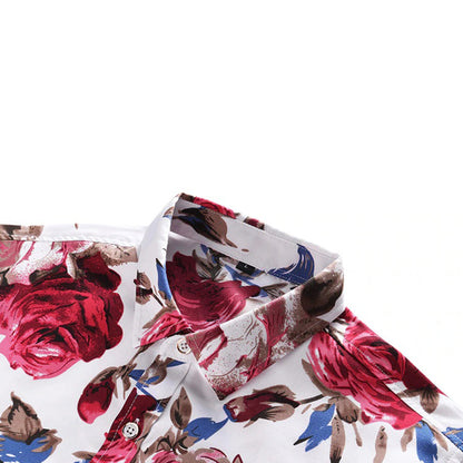 ENRIQUE - Men's floral shirt