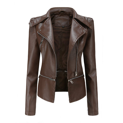 ALOJZIJA - Stylish leather jacket