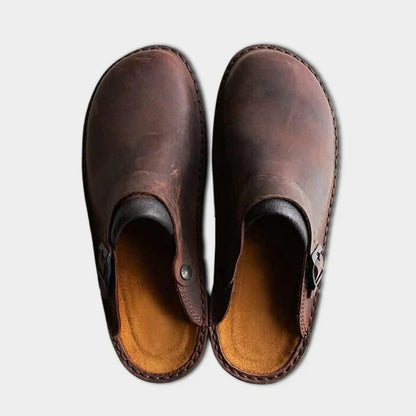 MIJO - Men's leather slippers