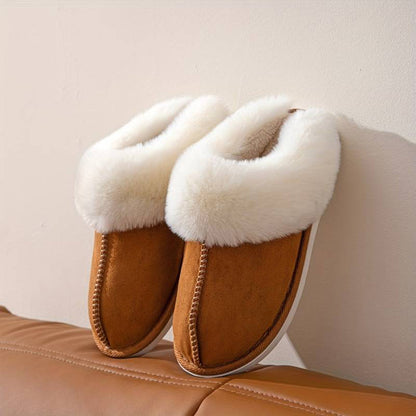 THIJS - Warm slip-on slippers for women