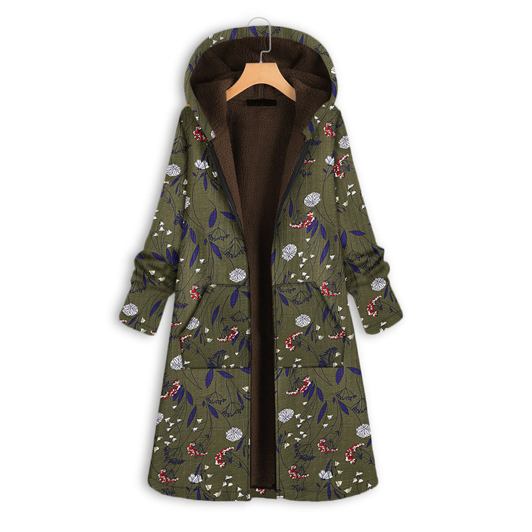 ESIE - Women's Long Hooded Coat