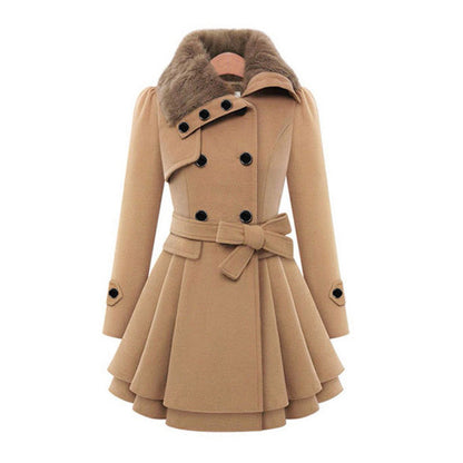 Eliza - Warm and long winter coat for women