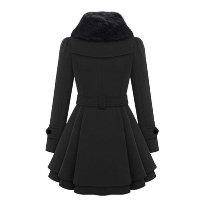 Eliza - Warm and long winter coat for women